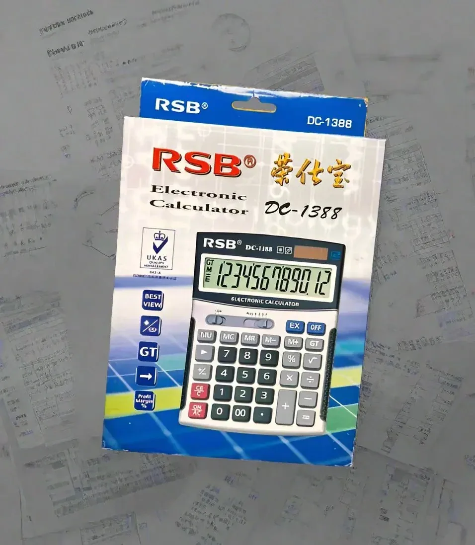RSB Electronic Calculator DC -1388