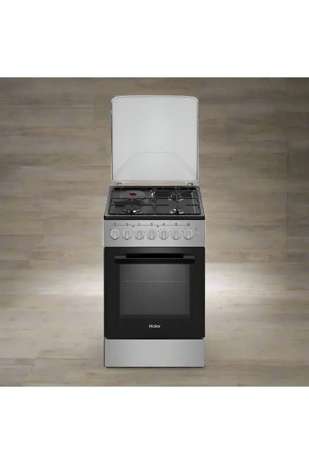 Haier 3+1 Cooker 50x60cm with Electric Oven & Auto Ignition
