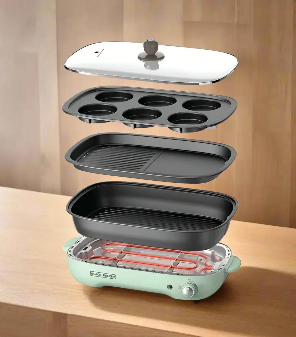 Black+Decker Multifunction Grill 4L  3-in-1
