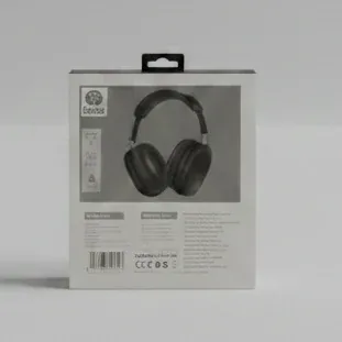 Wireless Over-Ear Headphones Product Packaging