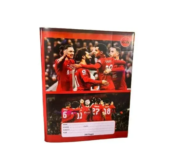 Liverpool Football Club themed Notebook Page200 Square Box