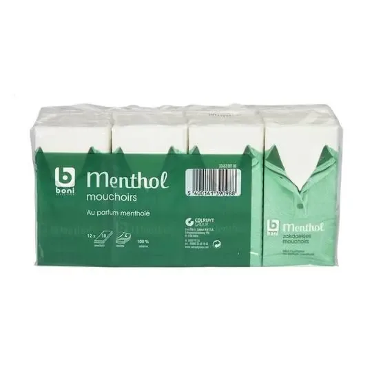 Boni Menthol Tissues/12 Pieces