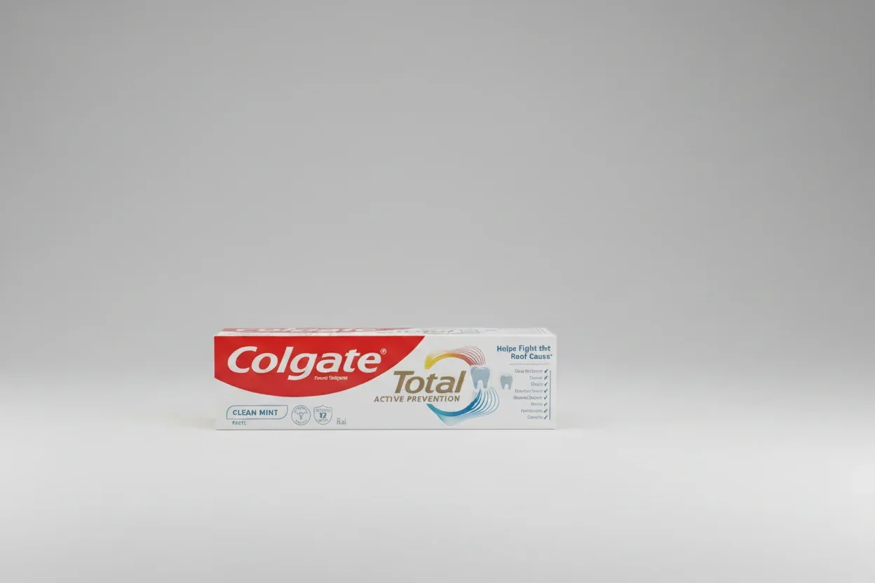 Colgate Total Active Prevention Fluoride Toothpaste (Clean Mint Paste)