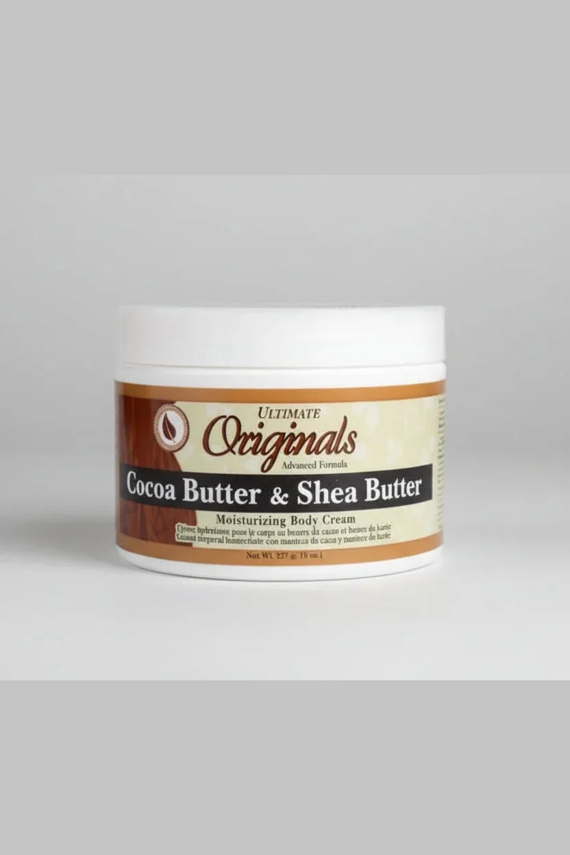 Africa's Best Ultimate Originals Cocoa & Shea Butter Moisturizing Body Cream 8 oz