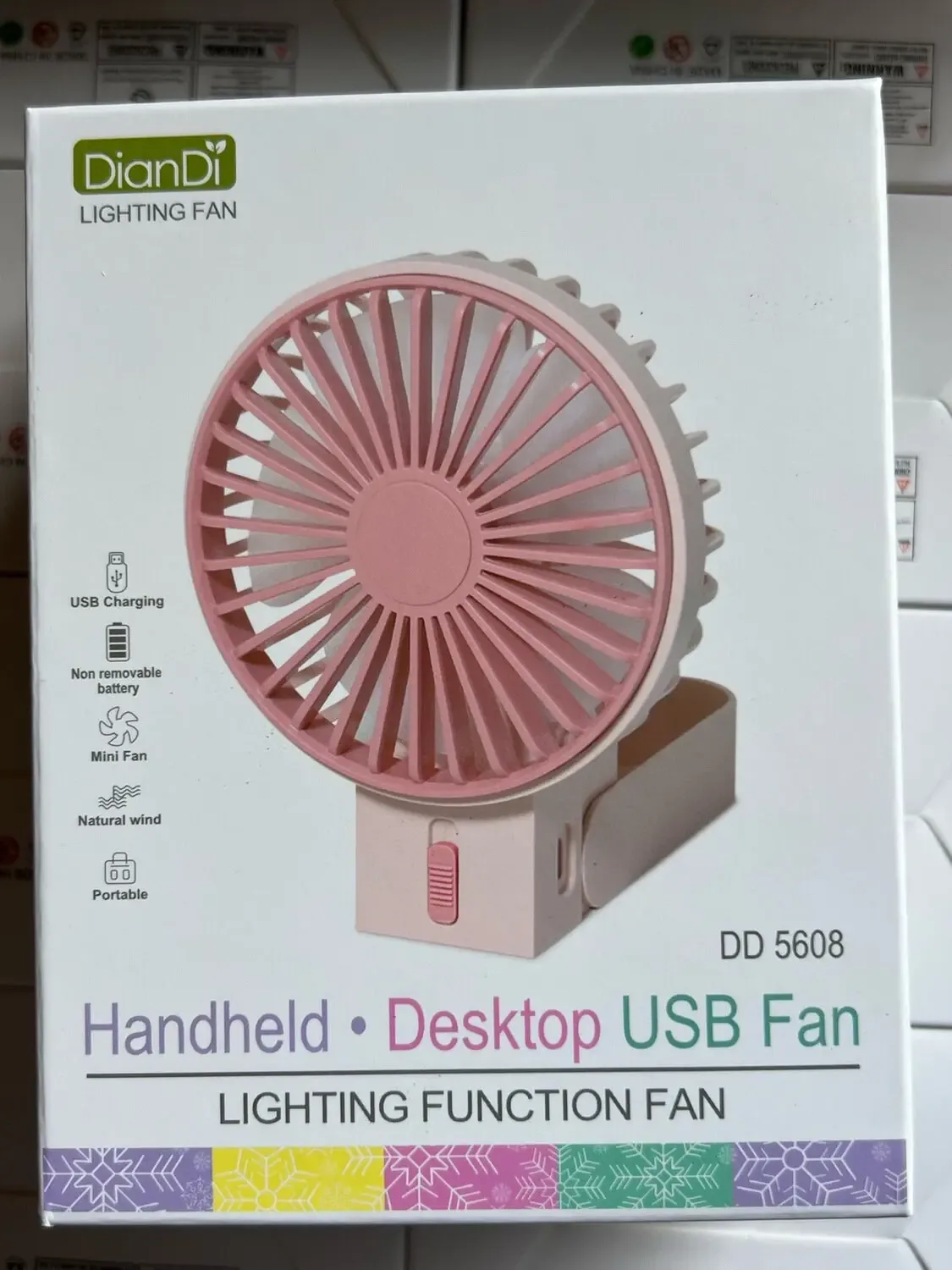 DianDi DD 5608 Handheld Desktop USB Fan