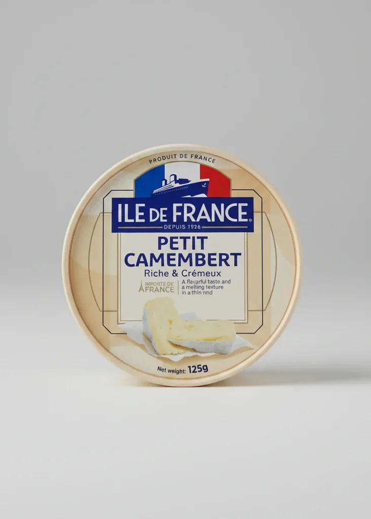 Cheese Ile de France Petit Camembert, Riche&Cremeux (125g)