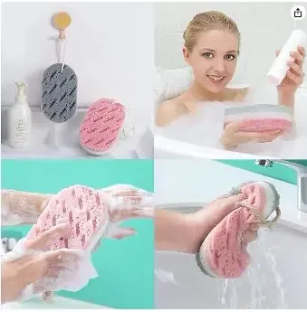 Bath Sponges Soft Bath Scrubber for Men Women Kids Body Cleaning