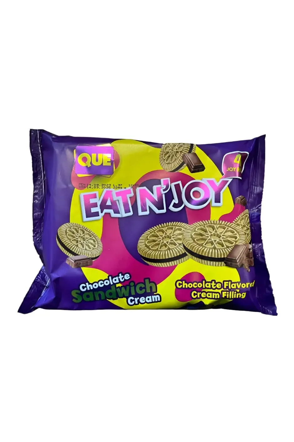 Que Eat N' Joy Sandwich Cookies 224g