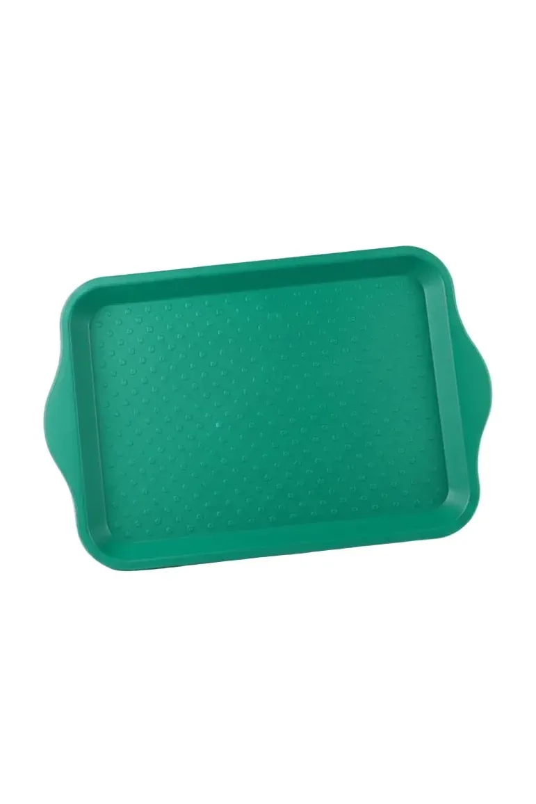 Anti-Slip Rectangular Serving Tray (Green)