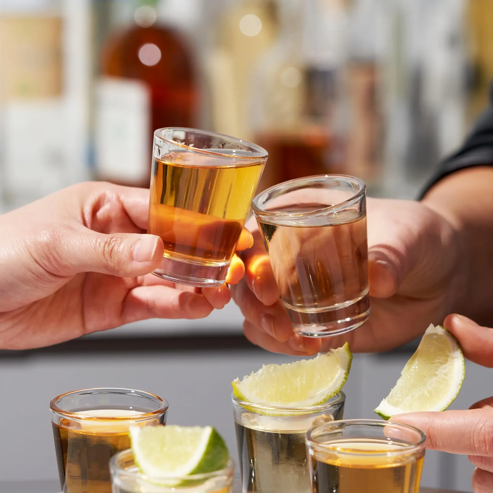 Plain Shot Glasses Perfect for Tequila and Whiskey, Reusable /pc