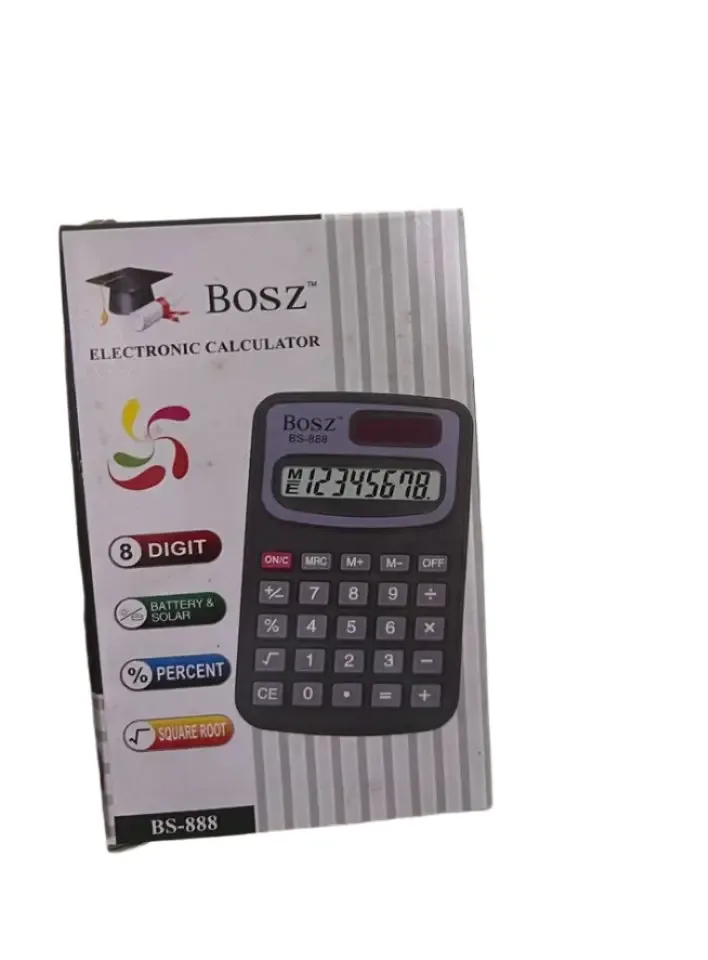 BOSZ BS-888 Electronic Calculator, 8-Digit