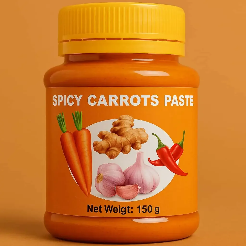 Spicy Carrots Paste 150g 1pc& 16pcs