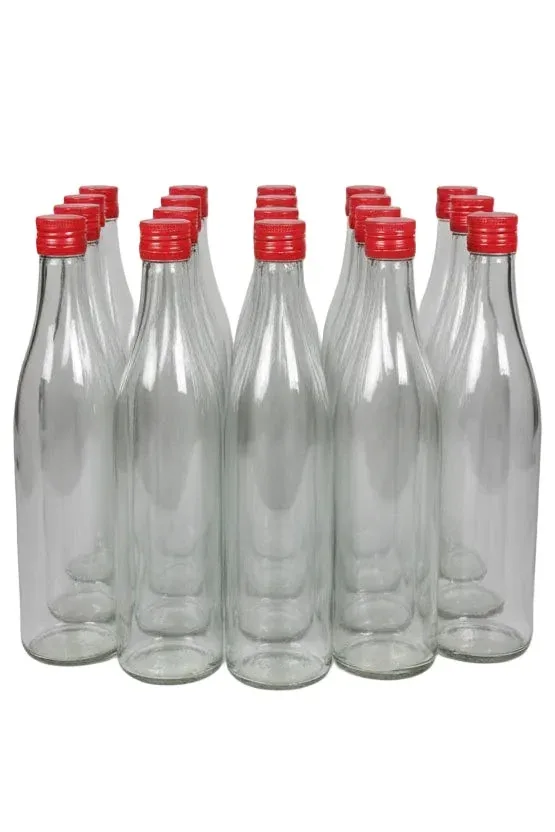 Clear Glass Condiment Bottle (375ml - 500ml) 1pcs