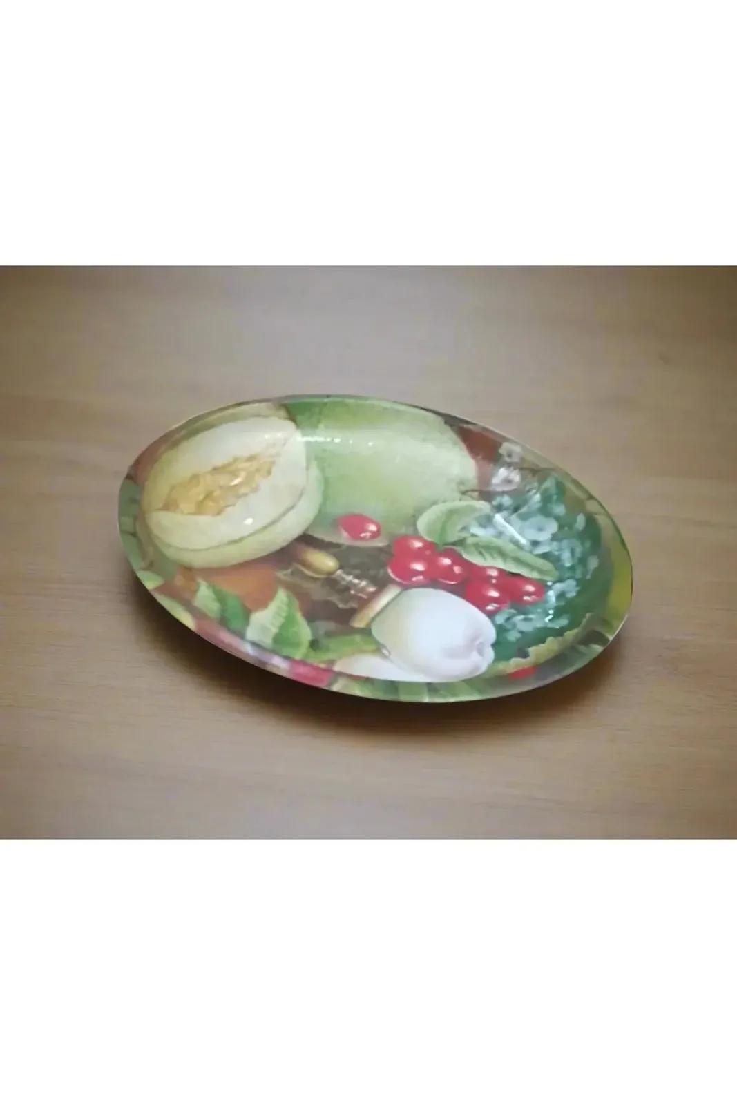 Fruit Design Decorative Serving Tray Plate