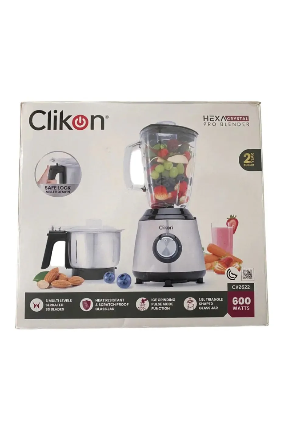 CLIKON HEXA Crystal Pro Blender 600W