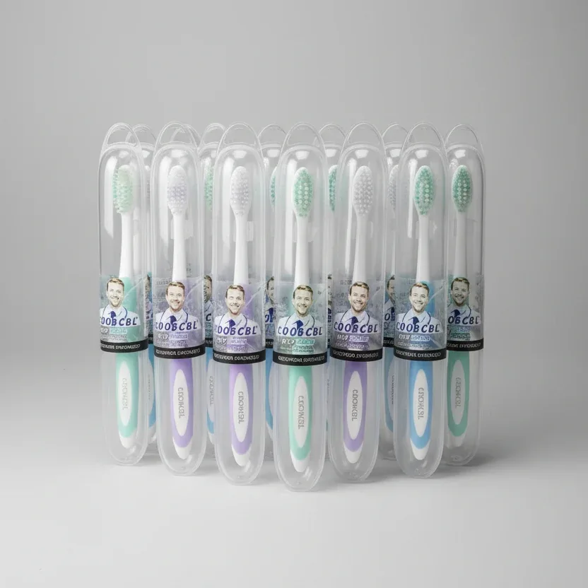 COOBCBL Hygienic Travel Toothbrush 1pc