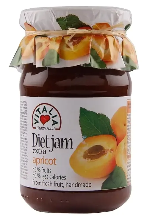 Vitalia Diet Jam, Apricot, 370g