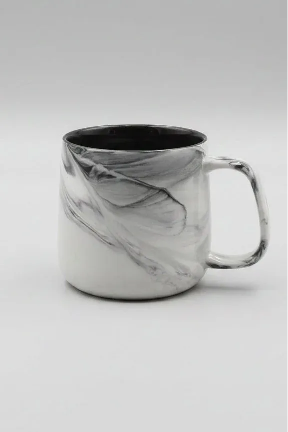 Grey Marble Pattern Ceramic Mug