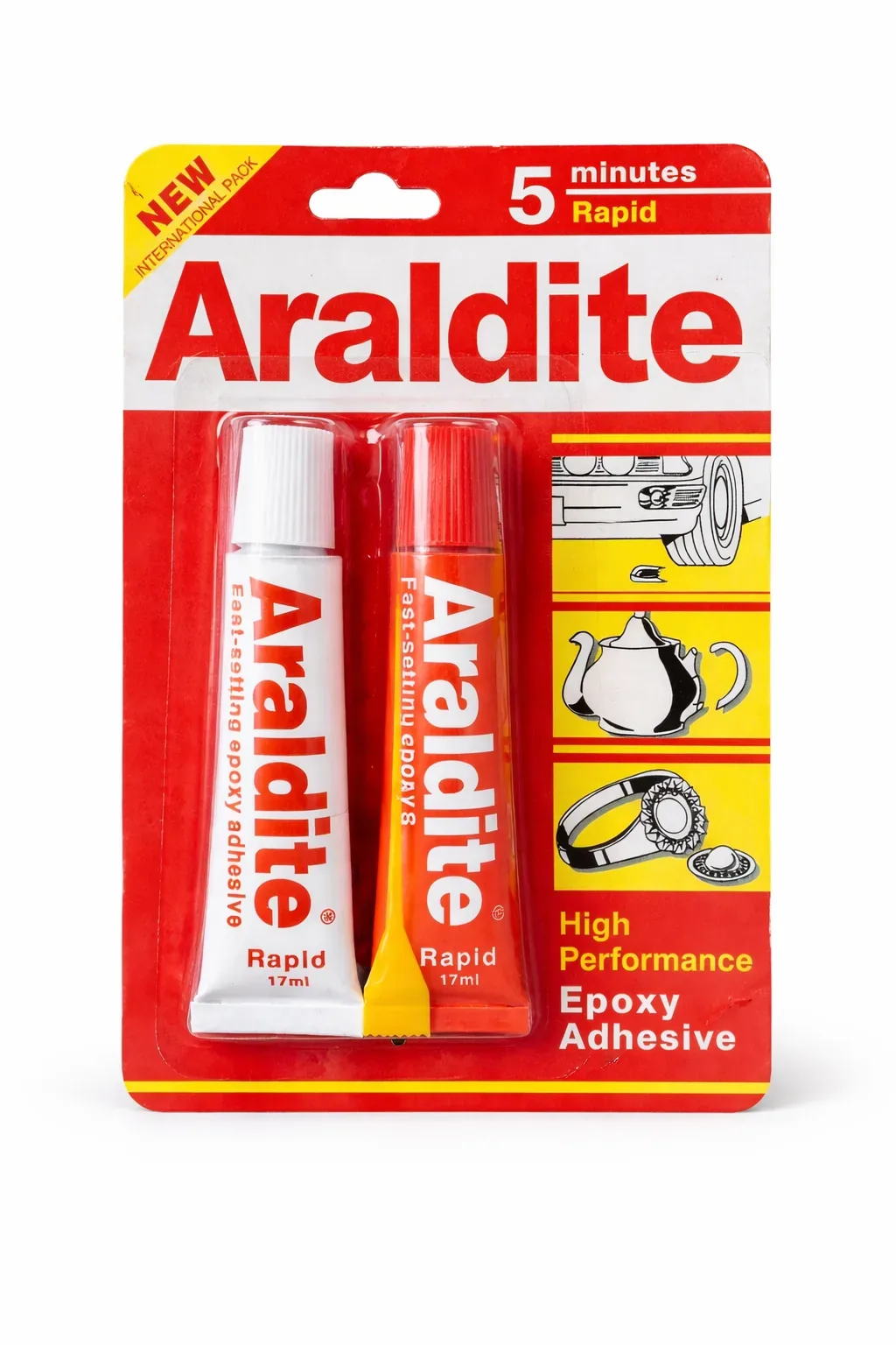 Araldite Rapid 5-Minute High Performance Epoxy Adhesive – 2 x 17ml