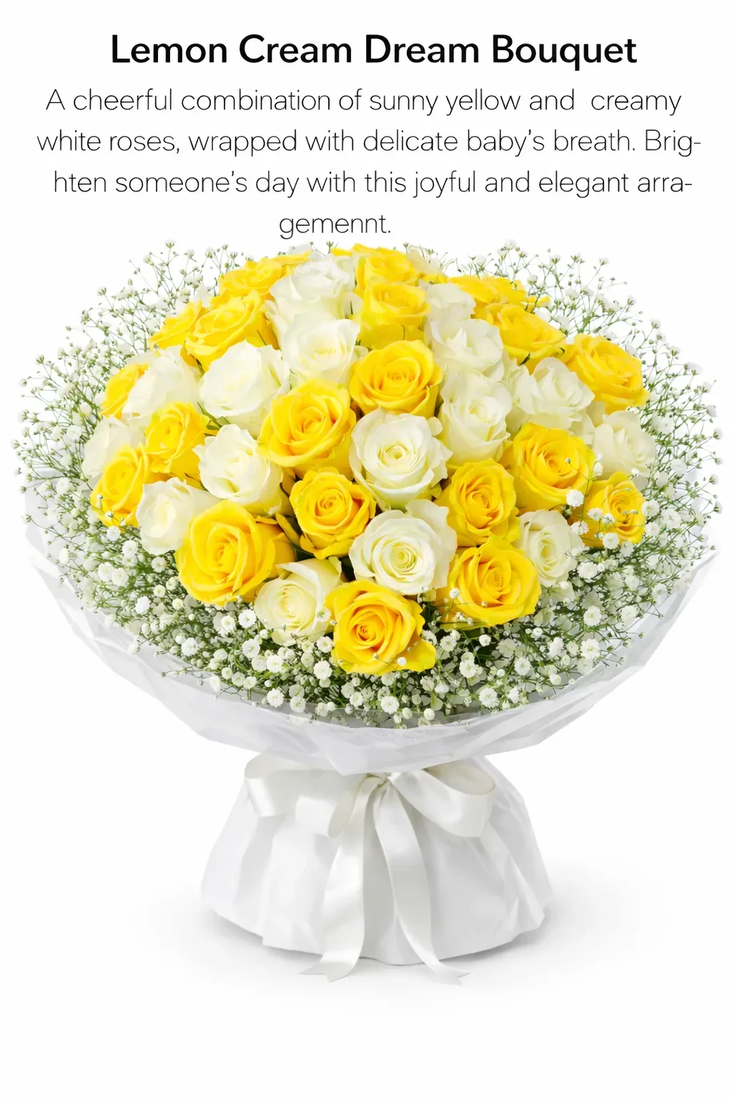Lemon cream deam bouquet