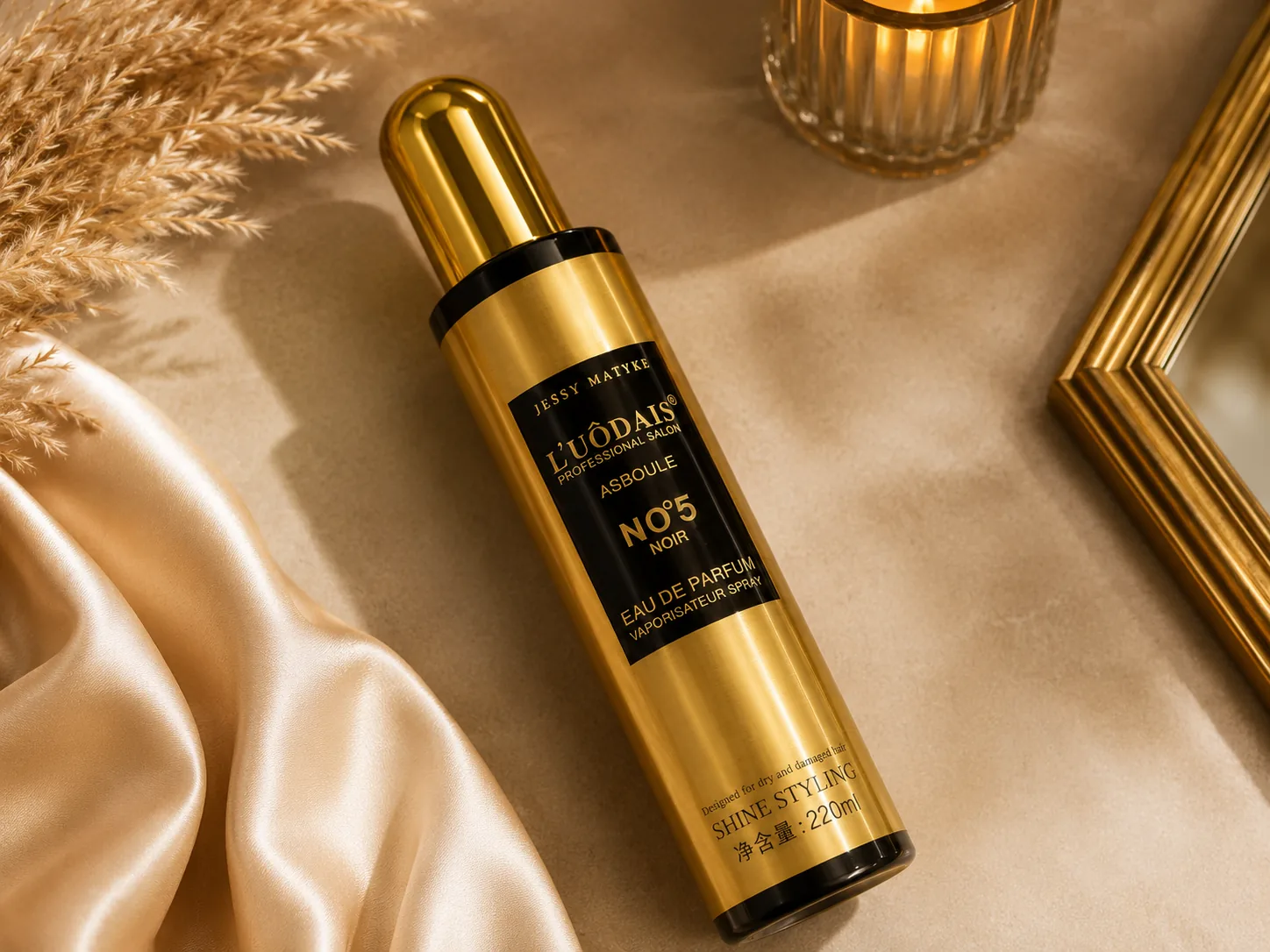 L'UÔDAIS No.5 Noir Wig Perfume Spray – Shine & Freshness Mist (220ml)