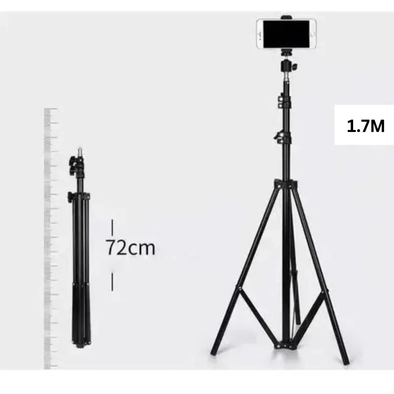 Adjustable Smartphone Tripod Stand (1.7M Foldable)