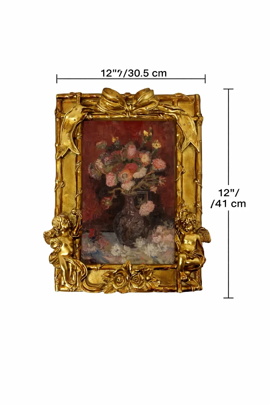 Royal Cherub Gold Decorative Wall Frame