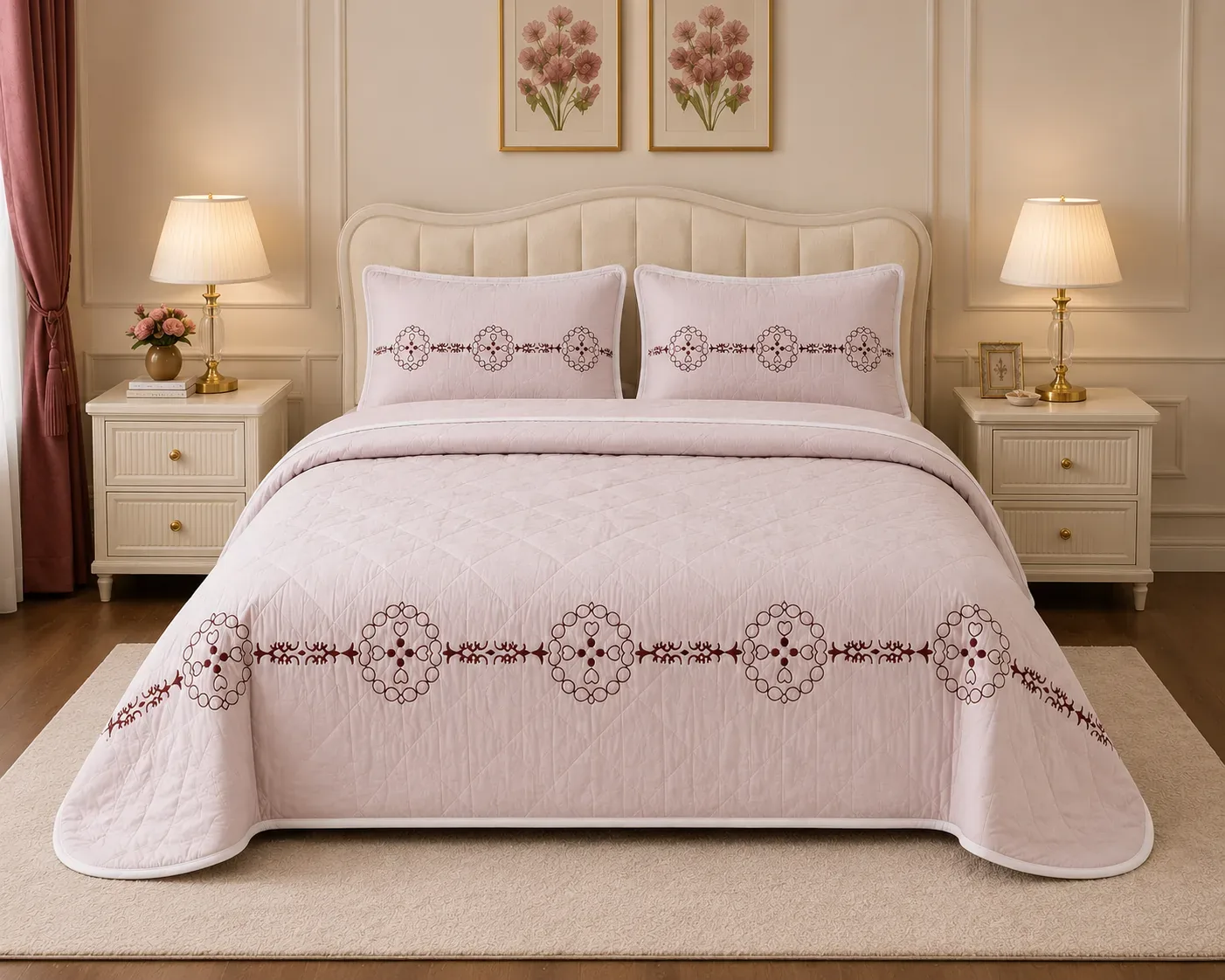 Elegant Blossom Luxury Bedding Set