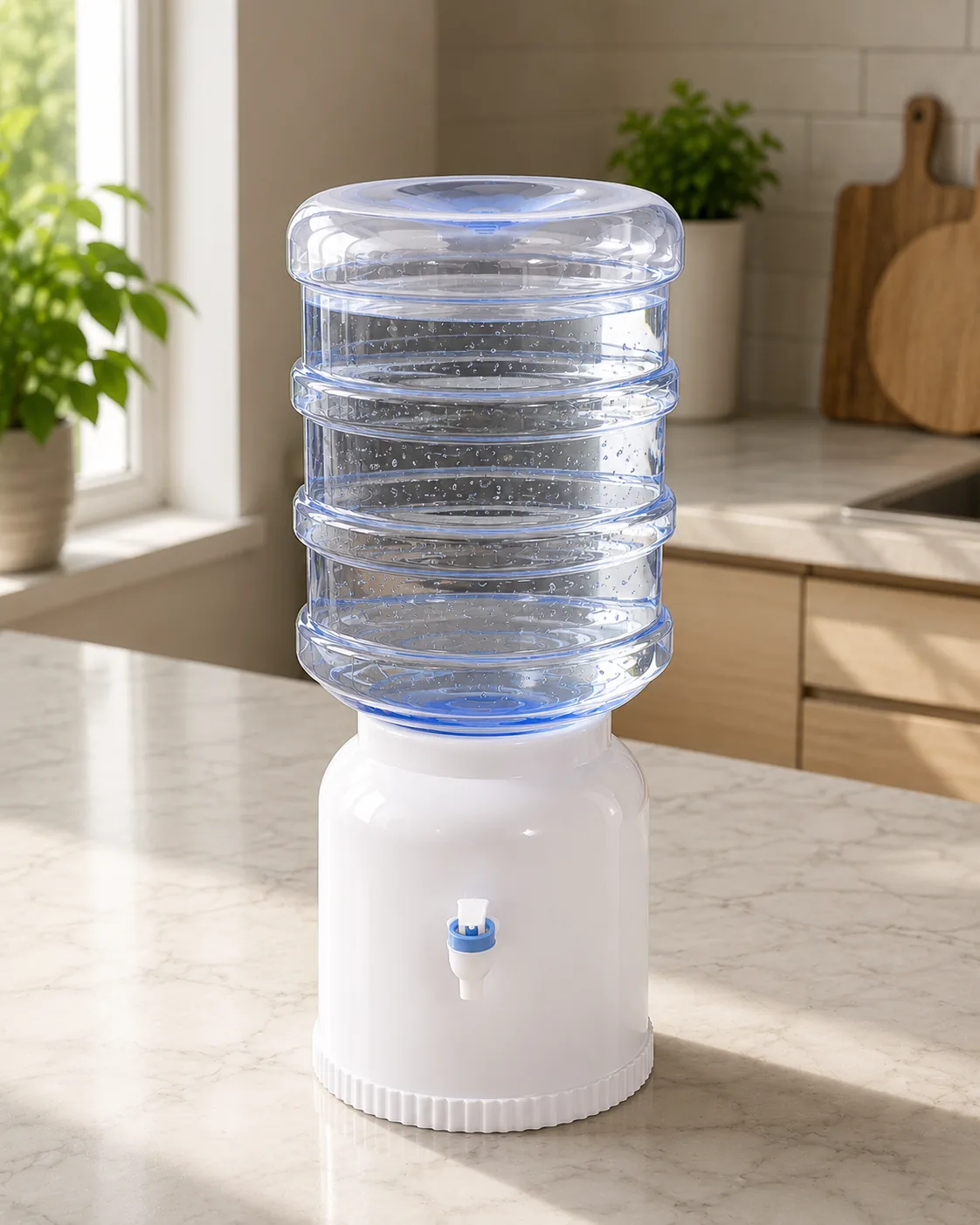 Mini Countertop Water Dispenser – Portable Hydro Water Jug with Tap