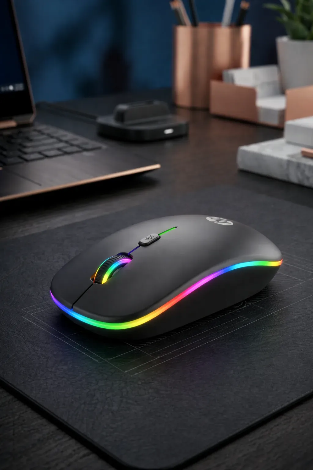 HP W10 Bluetooth & Wireless Dual Mode Mouse (Rechargeable)