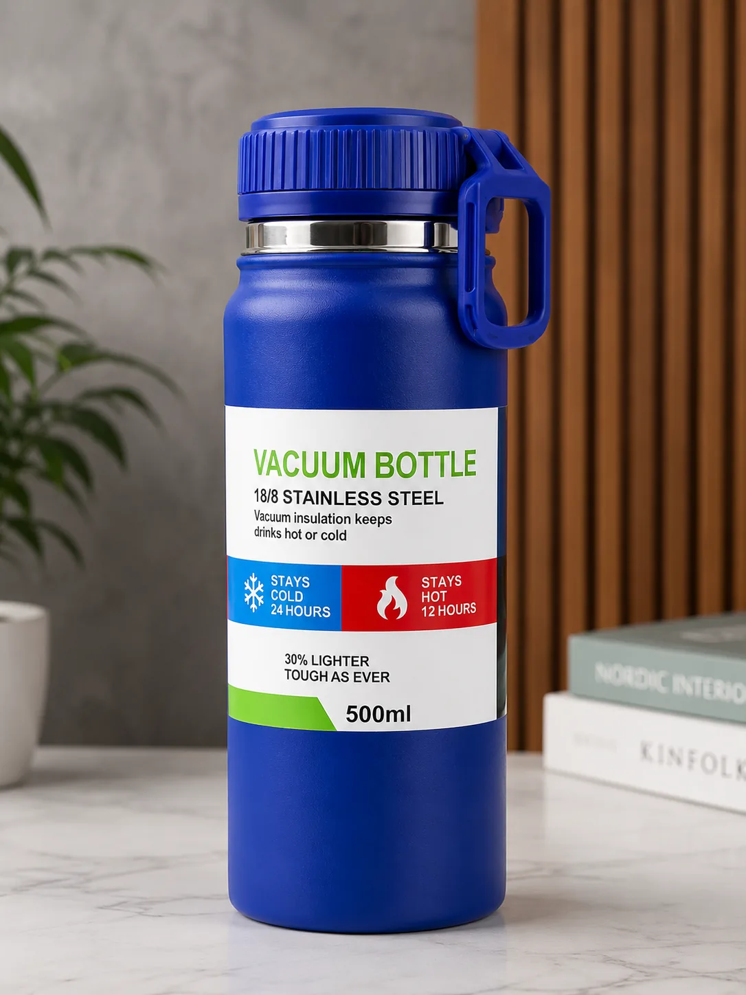 500ml Stainless Steel Vacuum Insulated Water Bottle