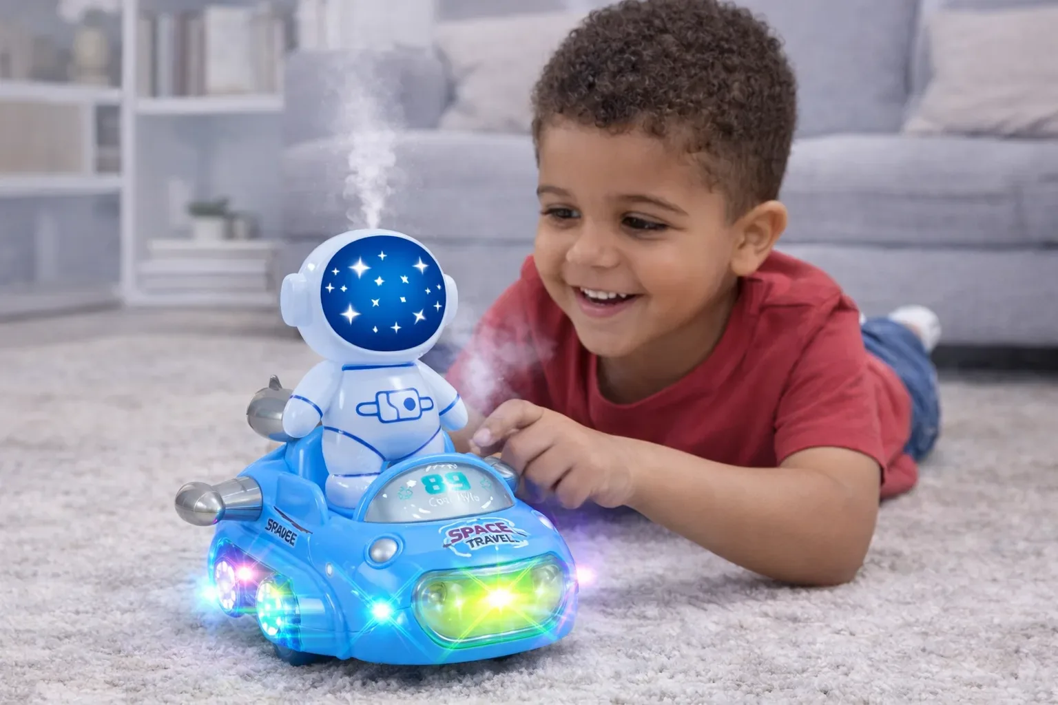 Galaxy Rider Spacecraft – Musical Light-Up Astronaut Car