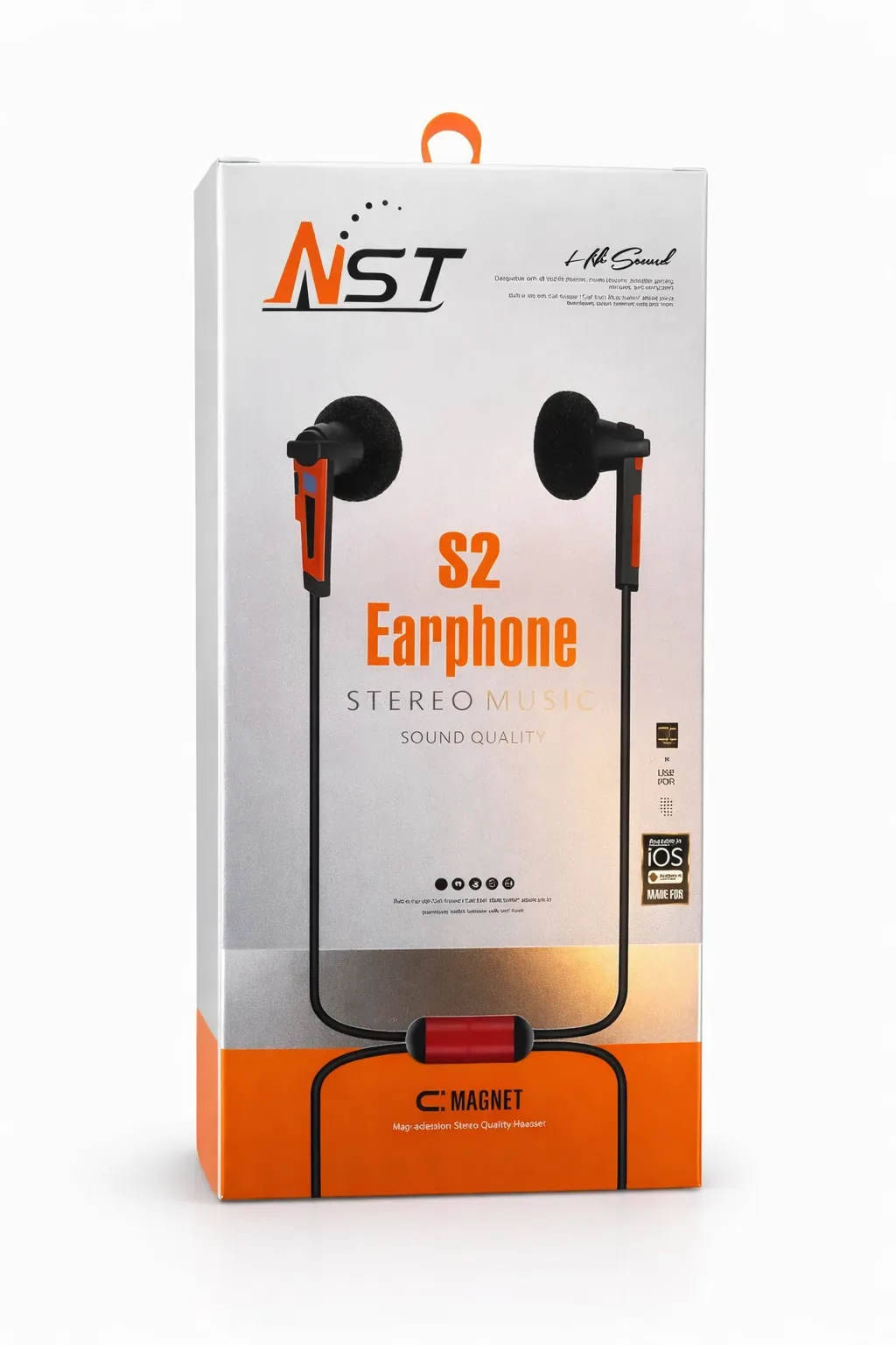 NST S2 Stereo Magnetic Earphones