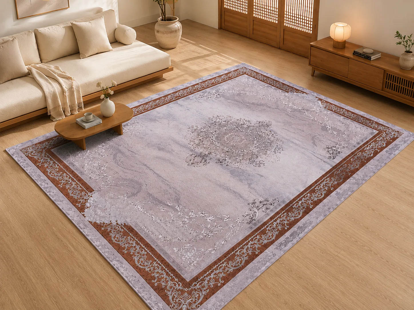 Luxury Vintage Decorative Rug & Entrance Mat Set