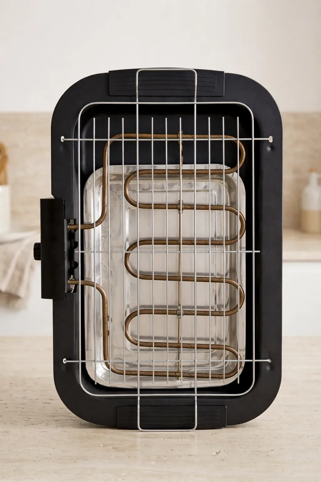 Portable Electric BBQ Grill with Removable Drip Tray