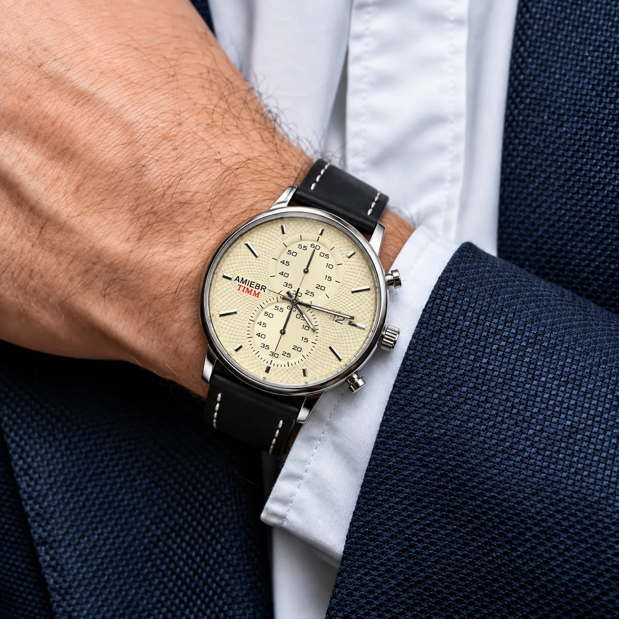 AMIEBR TIMM Classic Luxury Chronograph Watch
