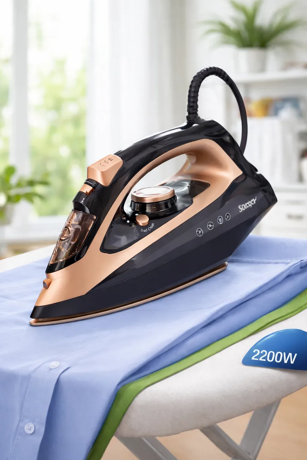 Sonifer Electric Steam Iron – 2200W High-Performance Garment Iron