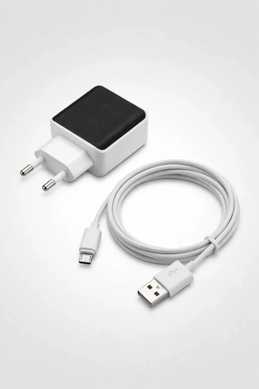 Fast Charging USB Wall Charger with Micro-USB Cable (EU Plug)
