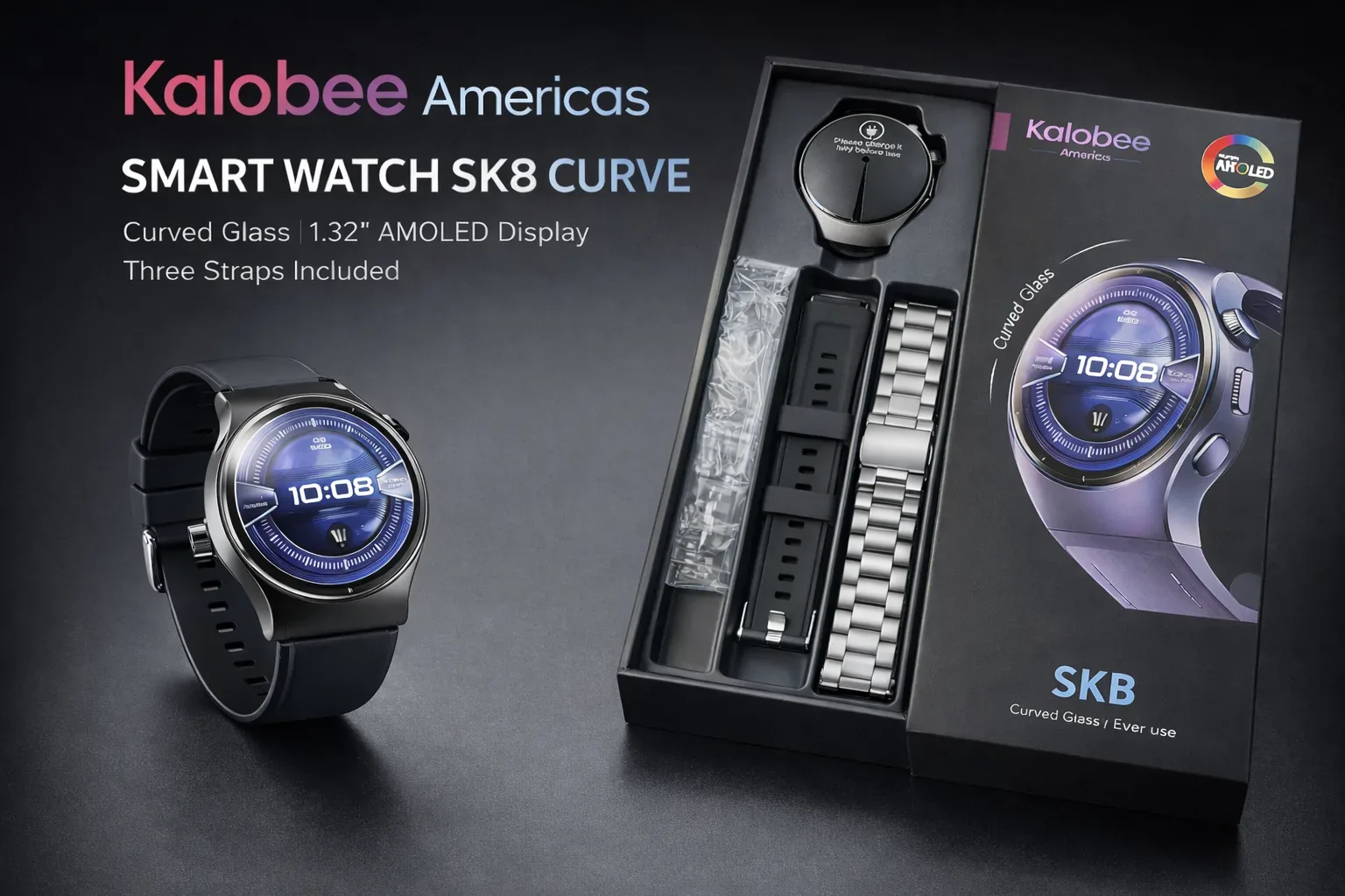 Kalobee SK8 Curve Pro Smartwatch