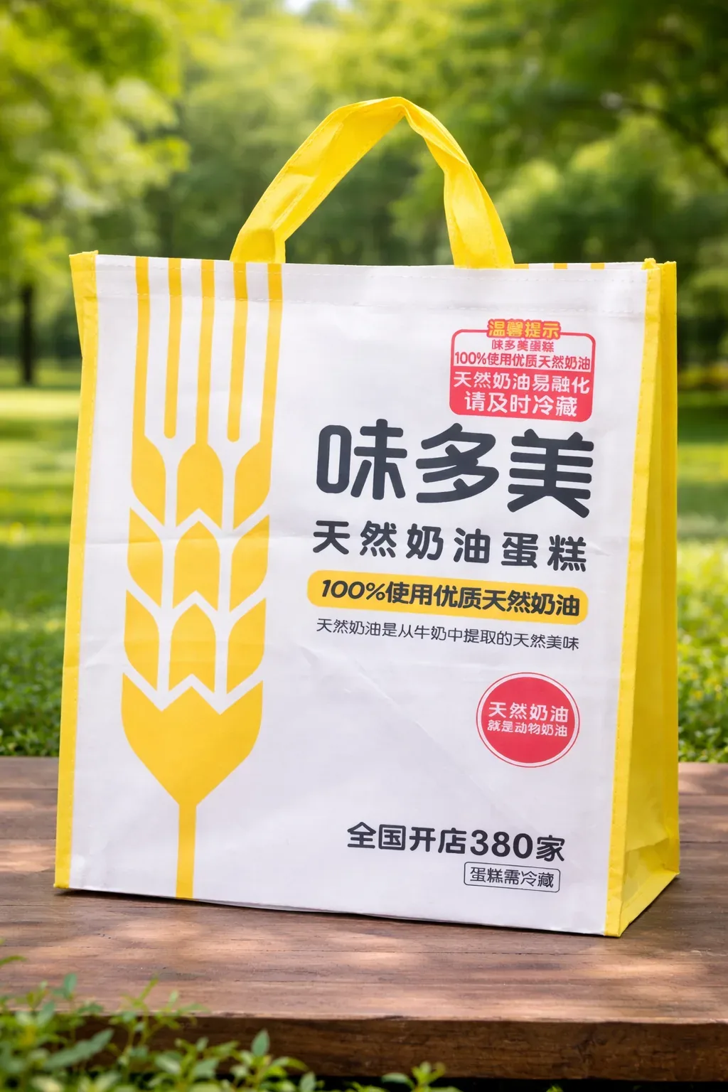 Golden Harvest Reusable Shopping Bag
