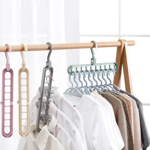 Multi-Layer Closet Organizer Hanger (Space-Saving Hook Rack) 360 rotating