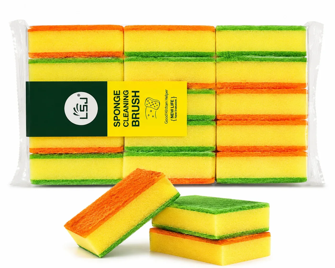 Kitchen Sponge Cleaning Brush Set