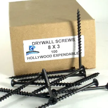 Black Drywall Screws – Self-Tapping Wood & Gypsum Board Screws (Bulk Box)