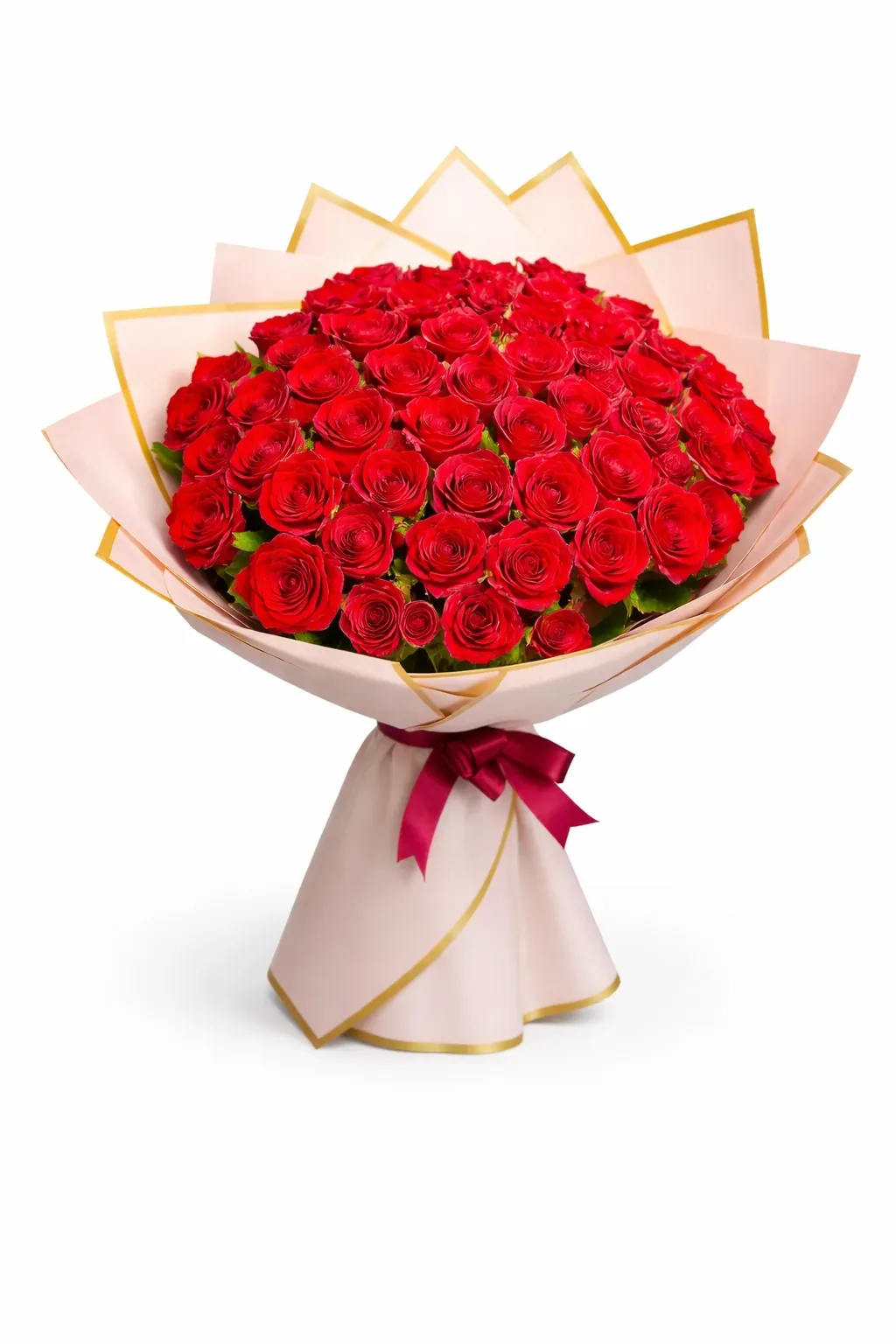 Golden Romance Rose Bouquet