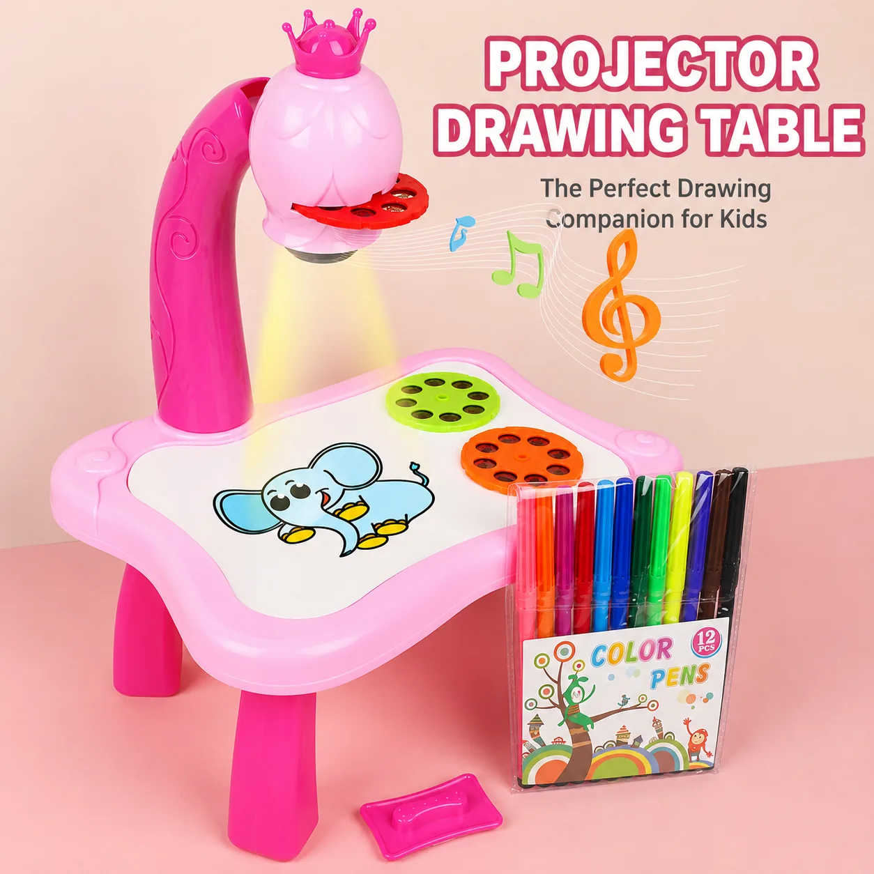 Princess Projector Drawing Table for Kids