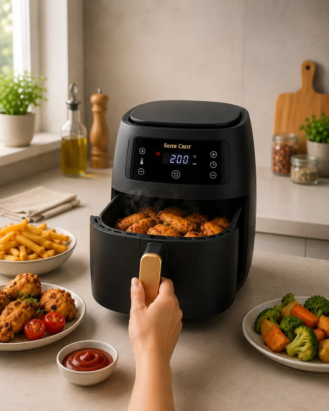 Silver Crest Extra Large Capacity Digital Air Fryer