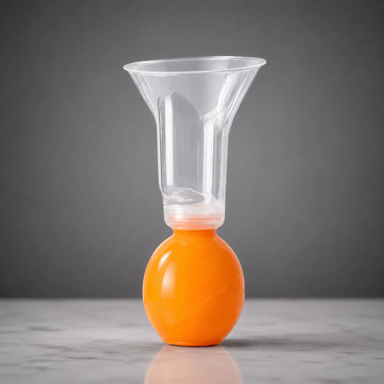 HITO Manual Silicone Breast Pump – Orange