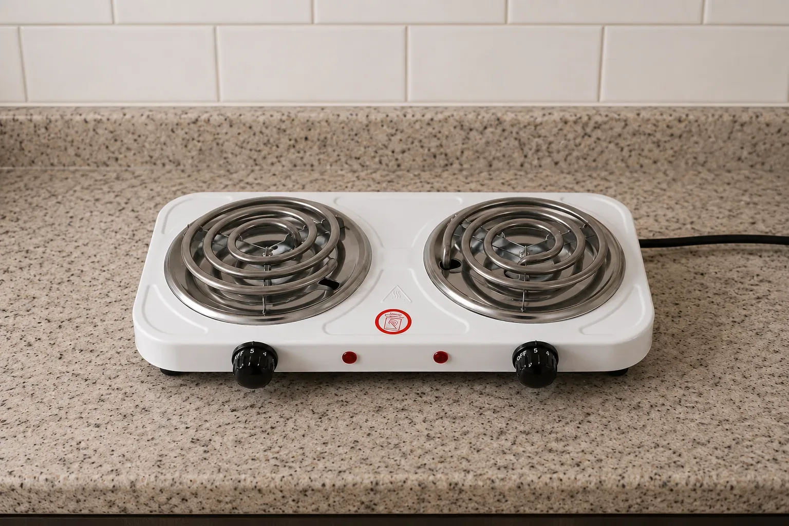 Portable Double Burner Electric Cooker Hot Plate