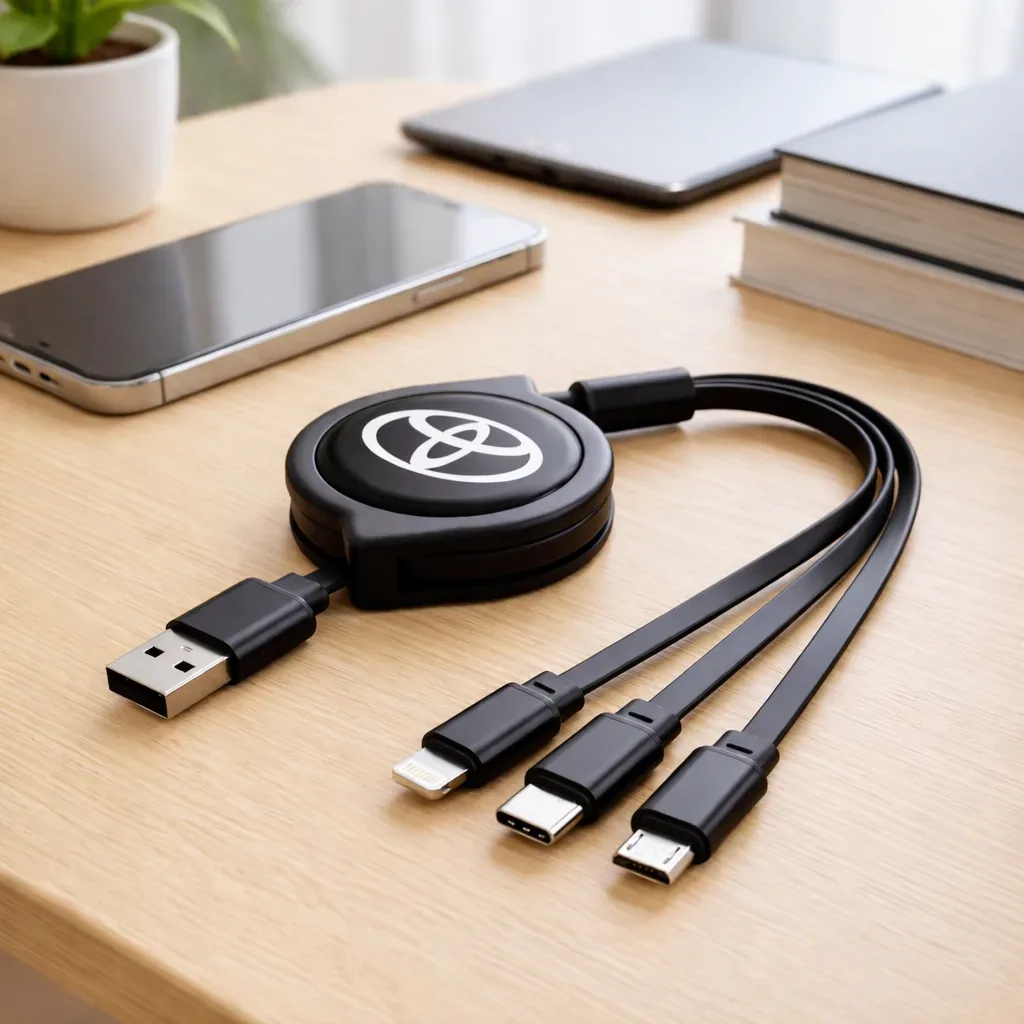 3-in-1 Retractable Multi Charging Cable