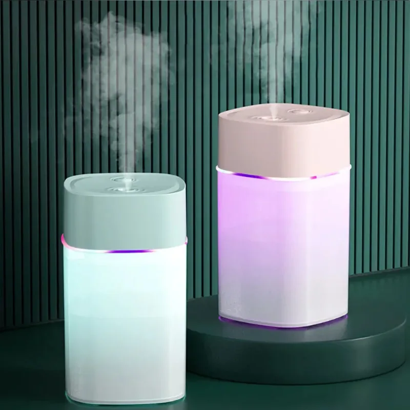 USB Ultrasonic Aroma Diffuser & Cool Mist Humidifier with LED Light 400ml